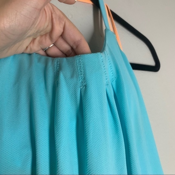 Lululemon Flow and Go Tank Top Blue Orange Open 4 - Picture 5 of 10